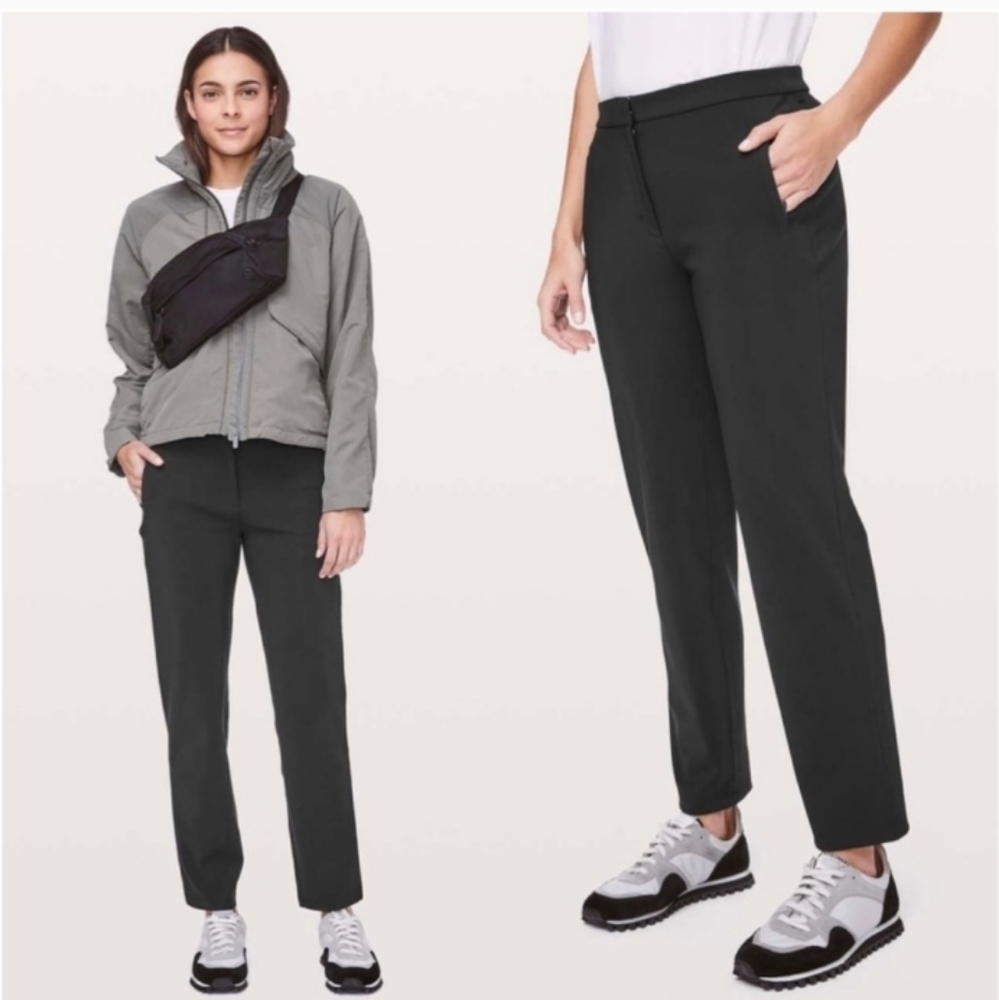 Lululemon On The Move Black Ponte Pant 4